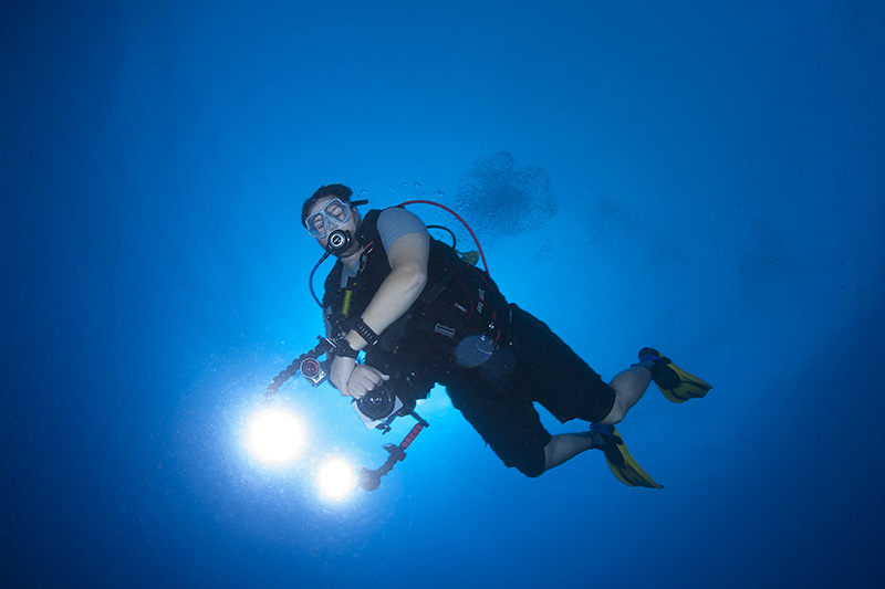 Dive Buddy with Slave Strobes