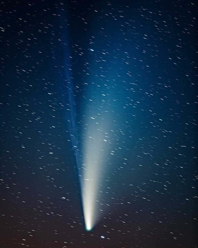 Comet C/2020 F3 Neowise with Ion Tail