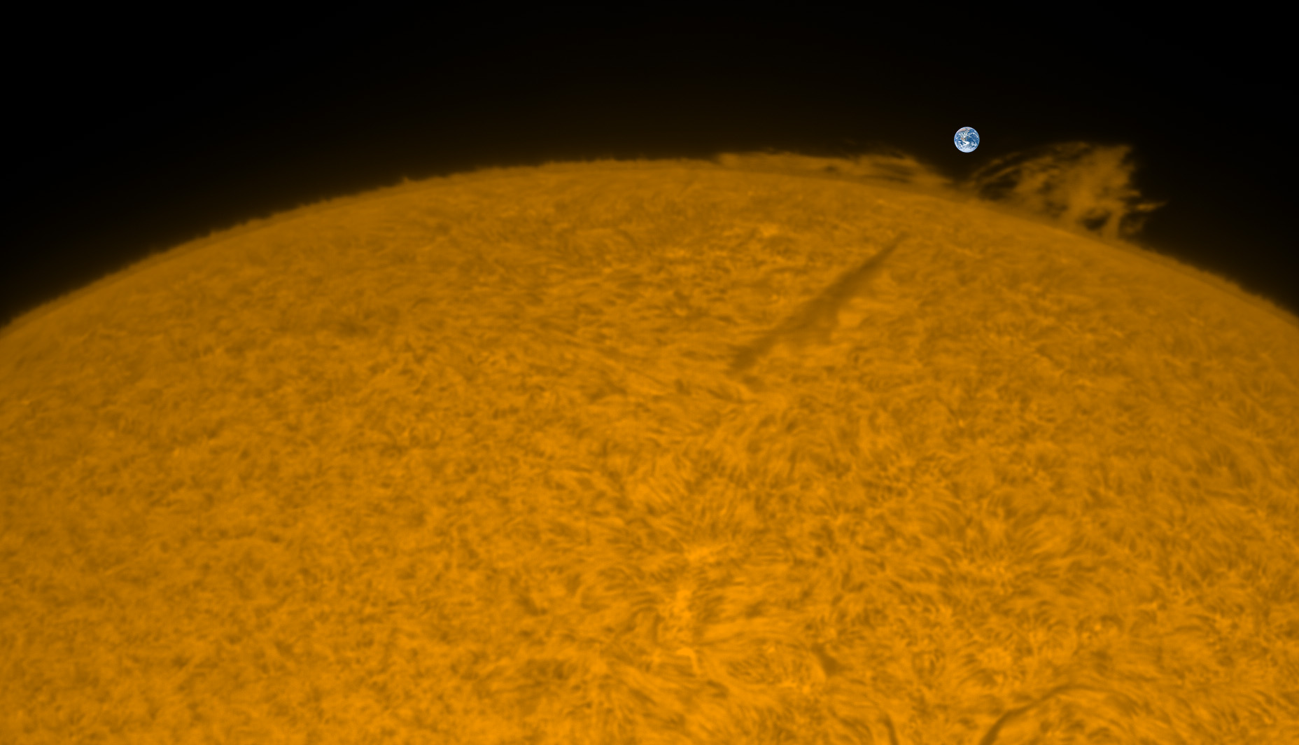 Solar prominence on 5. Juli 2022 in Hα
