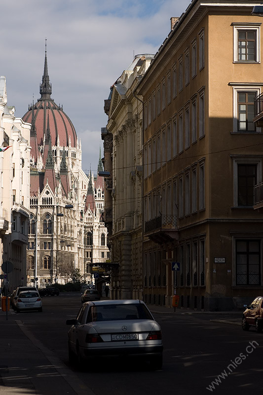 Quartierstrasse in Budapest