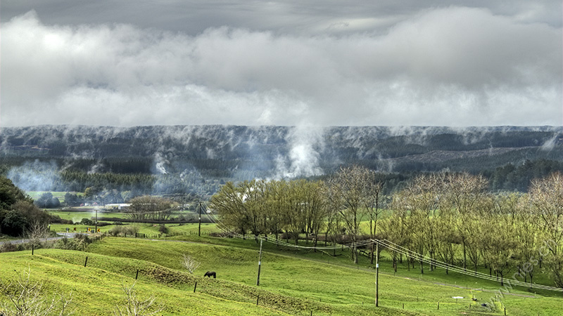 Geothermal Vapor Clouds