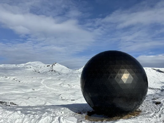 UFO gelandet auf dem Crap Sogn Gion