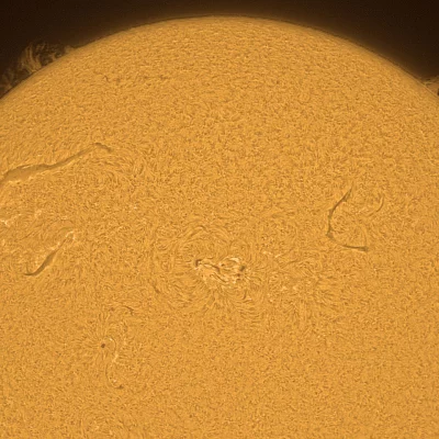 Sun on 20 June 2022 in Hα, stacked