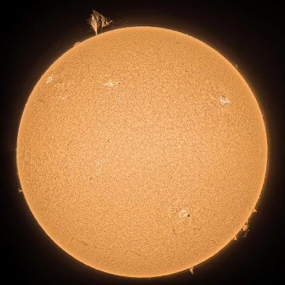 Sun on 25 August 2022 in Hα