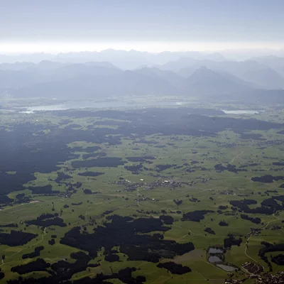 Allgäu with Alps