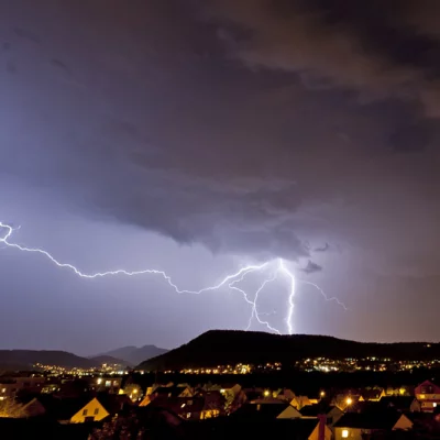 Lightning over Baden